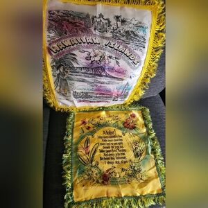 Vntg Lot Of 2 Hawaii Souvenir Covers